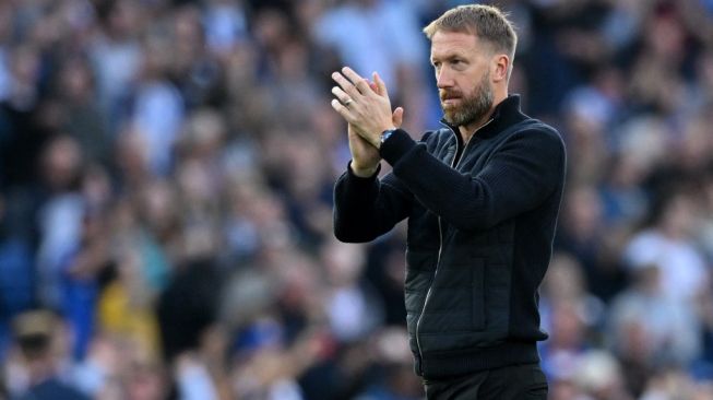 Manajer Chelsea, Graham Potter. [GLYN KIRK / AFP]