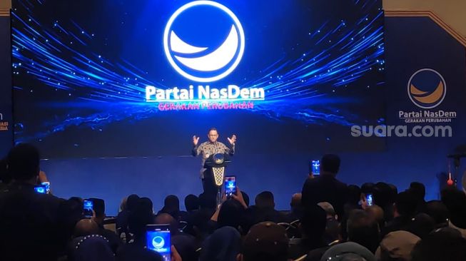 Hadir di Acara Bimtek, Anies di Hadapan Kader NasDem: Makasih Telah Pilih Saya Jadi Bacapres, Kita Berjuang Sama-sama