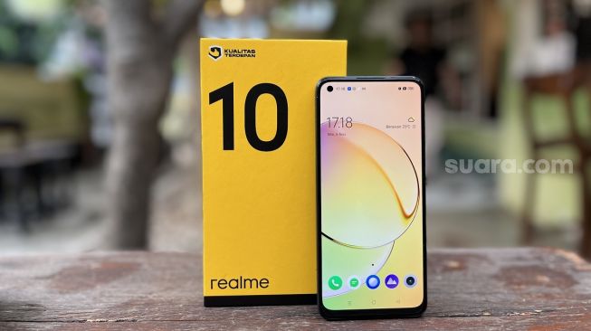 Realme 10. [Suara.com/Dicky Prastya]