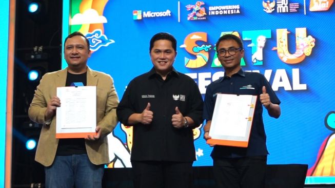 Pos Indonesia dan Microsoft Indonesia mengikat kemitraan dan kolaborasi dengan penandatanganan Nota Kesepahaman (MoU). 