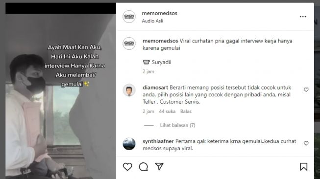 Pria Ini Curhat Ditolak Interview Karena Gemulai: Ayah Maafkan Aku