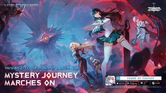 Tower of Fantasy Umumkan Pembaruan Versi 2.1 Confounding Labyrinth [Penerbit Level Infinite dan pengembang Hotta Studio]
