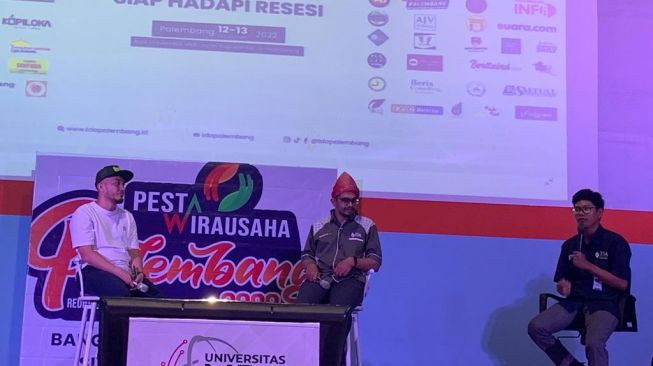 Pesta Wirausaha Palembang, Presiden TDA: Resesi Dihadapi Dengan Kolaborasi