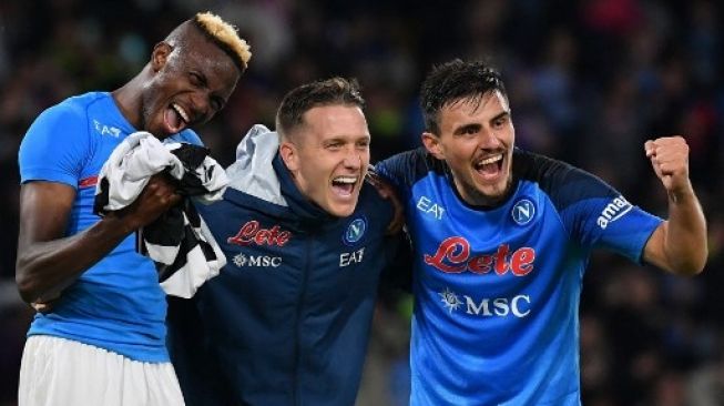 Hasil Liga Italia: Bungkam Udinese, Napoli Makin Kokoh di Puncak Klasemen Serie A