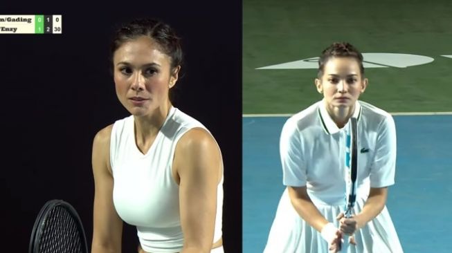 Adu Gaya Sporty Wulan Guritno dan Enzy Storia di Tiba Tiba Tenis, Mana Favoritmu?