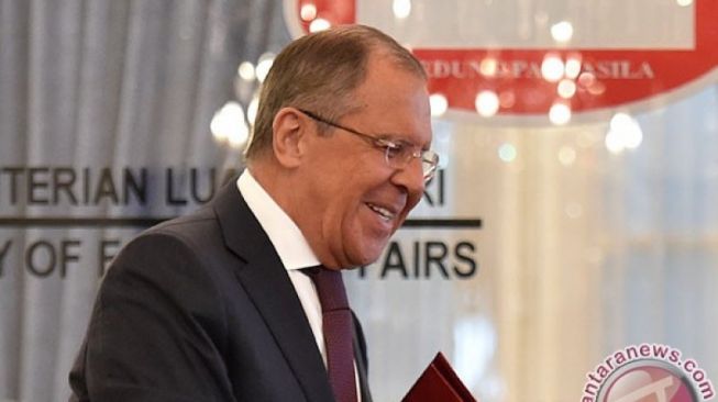 Menlu Rusia Sergey Lavrov Tiba di Bali Minggu Malam