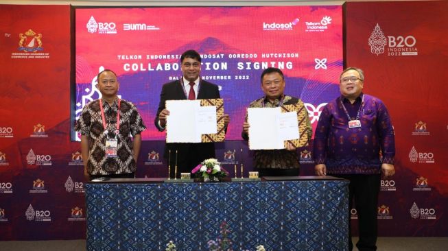 Telkom Indonesia dan Indosat Ooredoo Hutchison Kolaborasi Mengakselerasi Pertumbuhan Ekonomi Digital Indonesia