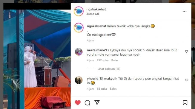 Wanita Ini Bernyanyi 'Sang Dewi', Teknik Vokalnya Disebut Langka: Titi DJ dan Lyodra Pun Angkat Tangan