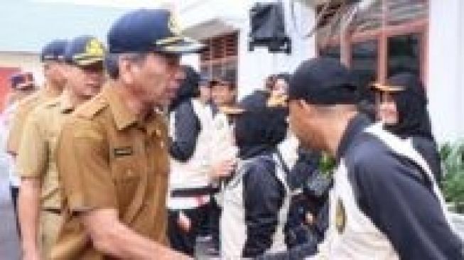 Pemko Binjai Lepas Kontingen Atlet Porda Korpri dan Gelar Apel Gabungan