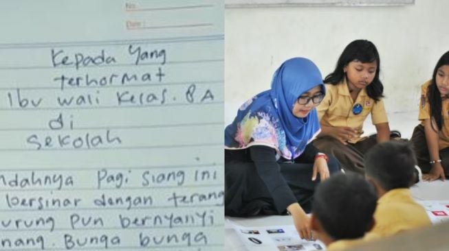 Bocil SMP Merayu, Sepucuk Surat Izin Anak SMP Ini Bikin Guru Kesemsem, Netizen: Bakat Perayu Ulung