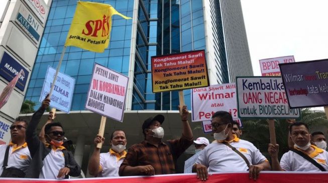 SPKS Geruduk Wilmar dan KPPU, Minta Perbaikan Tata Kelola Sawit Terkait Korupsi Minyak Goreng