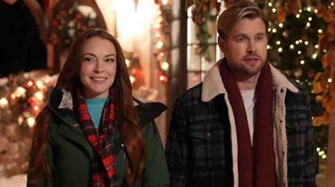 Film Falling for Christmas. [Netflix]