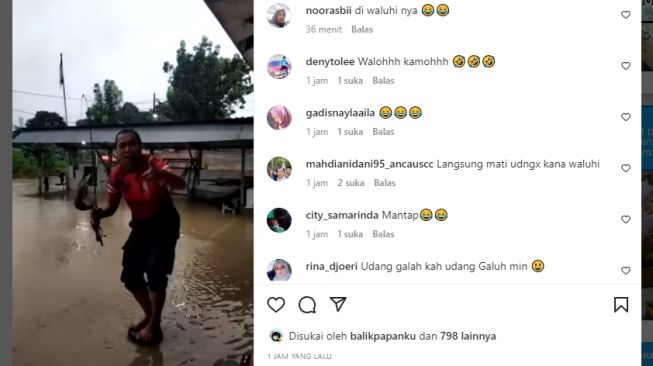 Tangkapan layar video. [Instagram/@samarindaterkini]