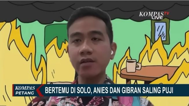 Konsisten Ndagel, Gibran Bertingkah Lagi, Nekat Pakai Background Zoom Nyeleneh di Acara TV