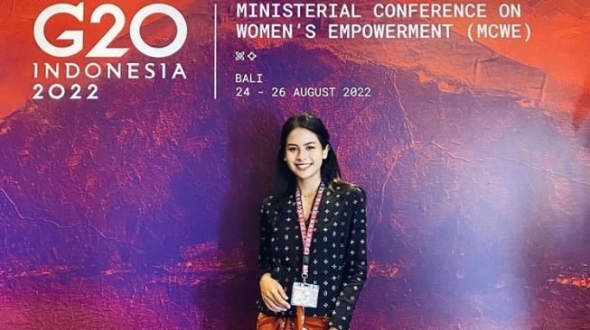 Maudy Ayunda dipercaya sebagai juru bicara di ajang KTT G20 yang berlangsung di Bali pada 15 dan 16 November 2022. [Instagram]