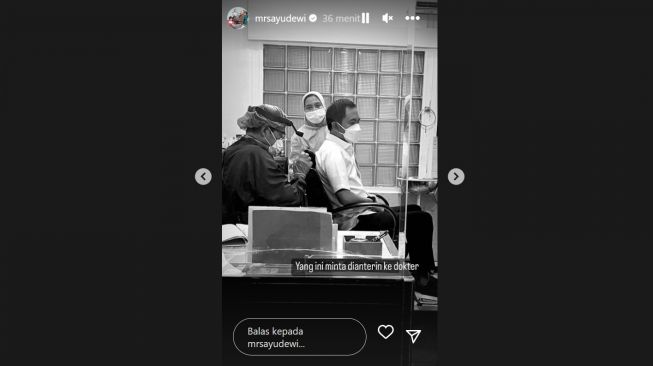 Ayu Dewi dan Regi Datau (Instagram/@mrsayudewi)