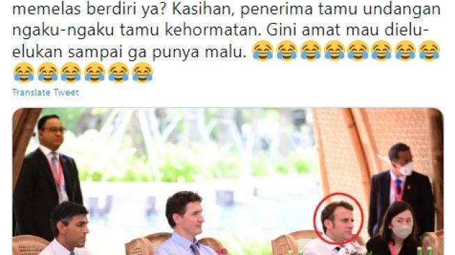 Anies Berdiri Bak 'Ajudan' di Jamuan Makan G20, Benarkah?