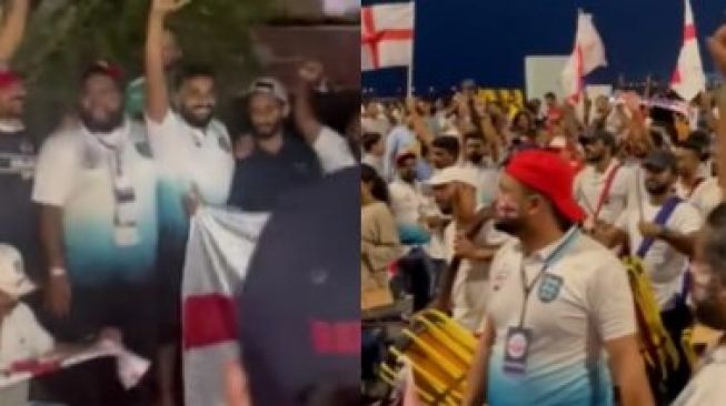 Warga India di Qatar Berkumpul Jadi Fans Timnas Inggris: Orang Memanggil Kami Fans Palsu, Kami Tidak Dibayar