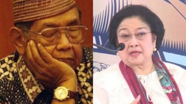 Gus Dur dan Megawati (Kolase)