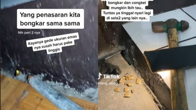 Rejeki Nomplok! Beli Rumah Tua Pria Ini Dapat Bonus Kepingan Emas Tersimpan di Tembok