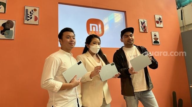 Xiaomi meluncurkan Redmi Pad, di Jakarta, Kamis (17/11/2022). [Suara.com/Dicky Prastya] 