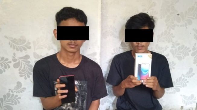Sasar Anak Kecil, 2 Jambret Handphone di Lebak Ditangkap Polisi