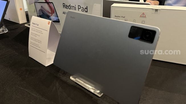 Xiaomi meluncurkan Redmi Pad, di Jakarta, Kamis (17/11/2022). [Suara.com/Dicky Prastya] 