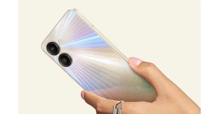 Desain layar dan bezel Realme 10 Pro yang disebut mirip iPhone. [Dok Realme China]