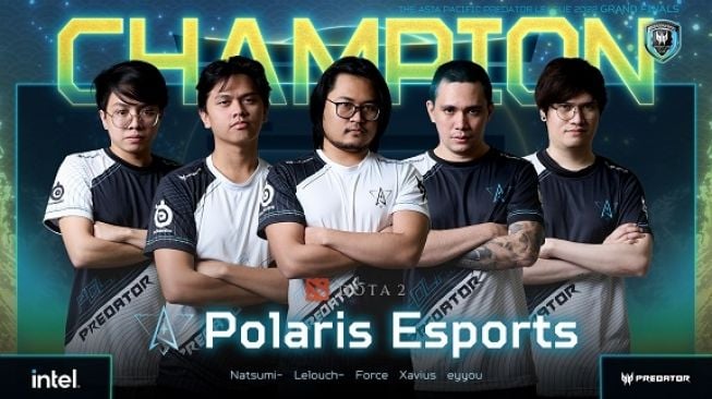 Polaris menjadi juara dalam Grand Final Asia-Pacific Predator League 2022. [Acer Indonesia] 