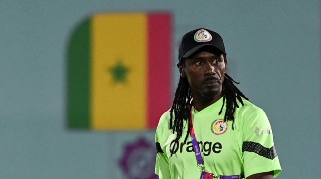 Pelatih Senegal, Aliou Cisse. [AFP]