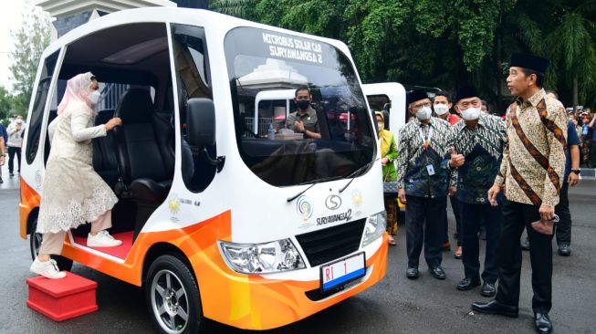 Presiden Joko Widodo (Jokowi) di perhelatan Muktamar Ke-48 Muhammadiyah dan Aisyiyah di Stadion Manahan Solo, Jawa Tengah, Sabtu (19/11/2022). [Foto: Muchlis Jr - Biro Pers Sekretariat Presiden]