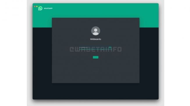 Uji coba fitur baru WhatsAp Desktop, layar kunci. [WABetaInfo]