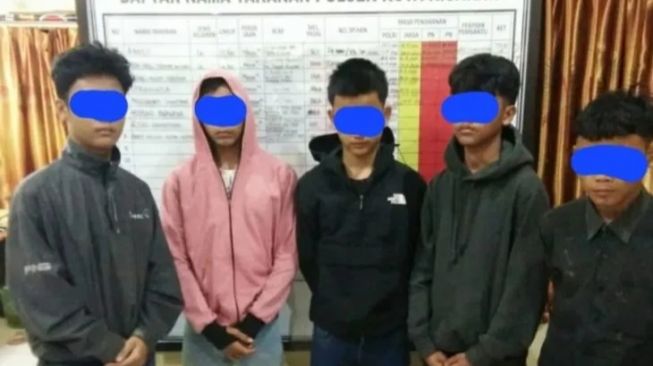 Kreak di Jalanan,  Lima Remaja di Asahan Lemas Usai Ditangkap