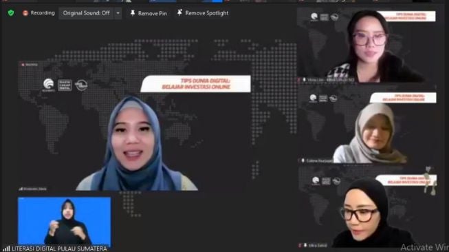 Kemenkominfo Gelar Webinar Literasi Digital Tips Belajar Investasi Online