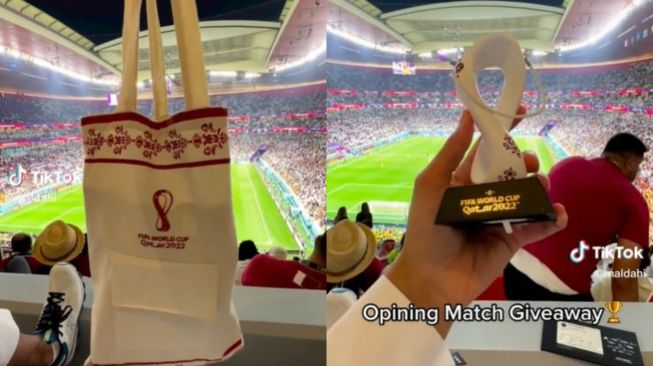 Isi Opening Match Giveaway Piala Dunia 2022 Qatar Bikin Netizen Mupeng: Keranjang Kuning Mana Wei