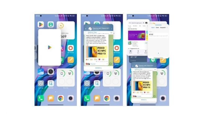 Fitur Floating Windows di MIUI. (Screenshot/Xiaomiui)