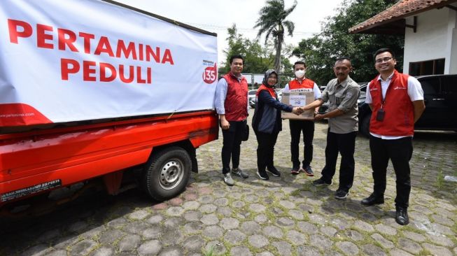 Pertamina Gerak Cepat Salurkan Bantuan Sembako hingga Kirim Tim Medis untuk Korban Gempa Cianjur