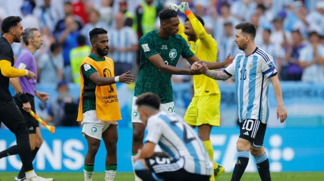 Team Talk di Balik Comeback Arab Saudi, Pelatih: Mau Foto sama Messi?