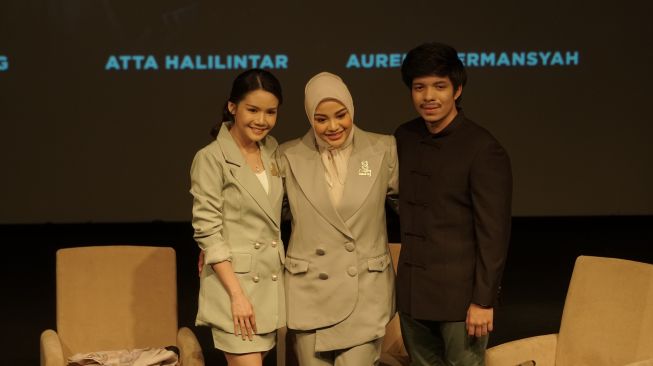 Atta Halilintar, Aurel Hermansyah dan Mom Uung [siaran pers]