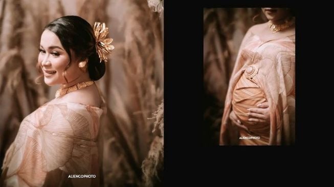 Maternity Shoot Syifa Adik Ayu Ting Ting (Instagram/@syifaasyifaa)