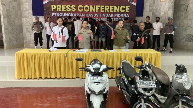 Geng Pelajar di Cilegon Mulai MPK, Selbar hingga GPS Ditangkapi Polisi