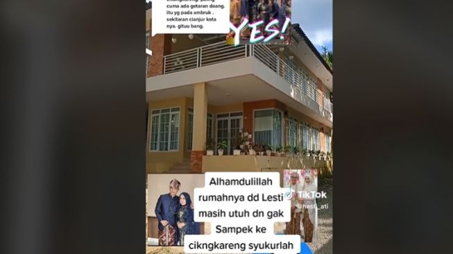 Potret Rumah Lesti Kejora di Cianjur (TikTok/@hesti_ati)