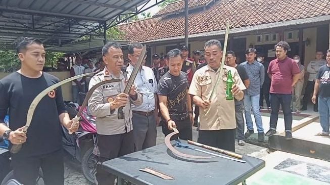 Puluhan Pelajar SMP Terlibat Tawuran di Ciruas Ditangkap