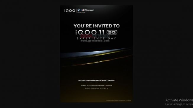 Bocoran iQOO 11 5G. [GSM Arena]