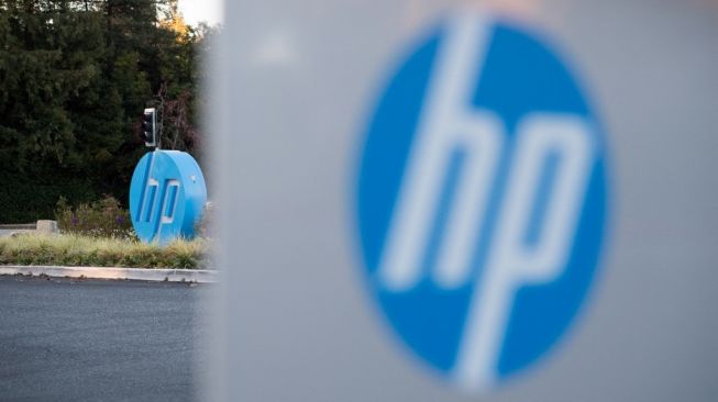 logo HP Inc [Josh Edelson/AFP]