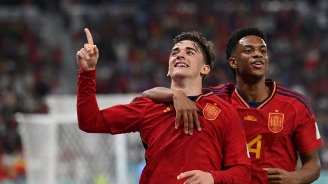 Bantu Lumat Kosta Rika, Gavi Jadi Pencetak Gol Termuda Timnas Spanyol di Piala Dunia