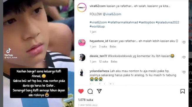 Tangkapan layar video. [Instagram/@viral62com]