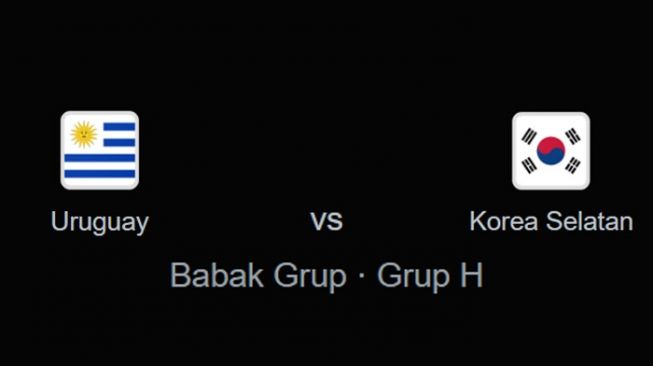 Uruguay vs Korea Selatan Berlangsung Malam Ini, Akankah Tim Ginseng Mengulang Sukses Jepang dan Arab Saudi?