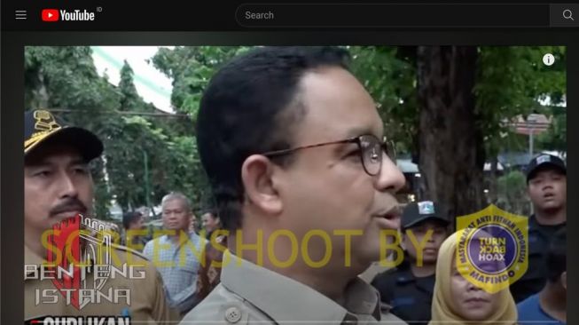 CEK FAKTA: KPK Tetapkan Anies Sebagai Tersangka Korupsi APBD Usai Gelapkan Rp23 Triliun, Benarkah? (Turnbackhoax.id)