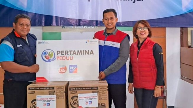 Pulihkan Masyarakat Terdampak Gempa Cianjur, Pertamina Terus Salurkan Bantuan